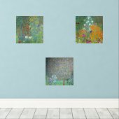 Gustav Klimt - Selectie van tuinmasterstukken Muurkunst Sets (Houten vloer)