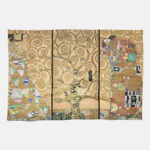 Gustav Klimt - Stoclet-fries Levensboom Theedoek