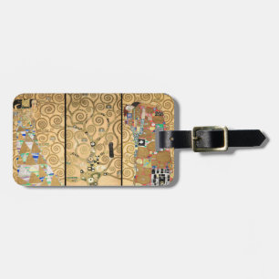 Gustav Klimt - Stoclet Frieze Tree of Life Bagagelabel