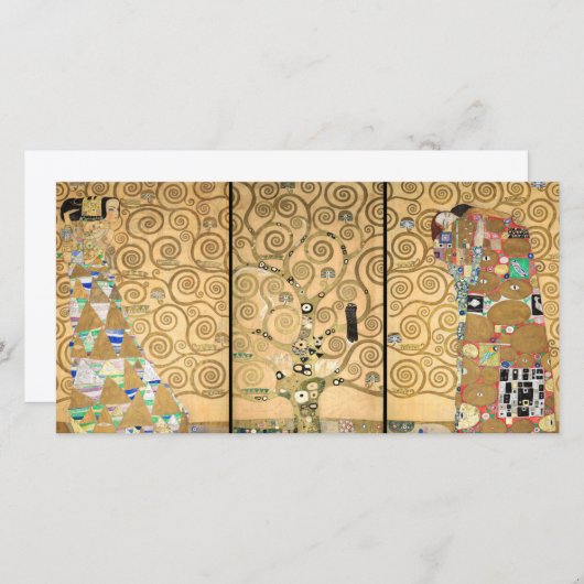 Gustav Klimt - Stoclet Frieze Tree of Life Bedankkaart (Voorkant / Achterkant)