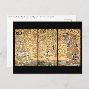 Gustav Klimt - Stoclet Frieze Tree of Life Briefkaart