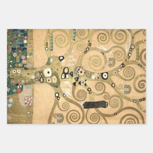 Gustav Klimt - Stoclet Frieze Tree of Life Inpakpapier Vel (Voorkant 2)