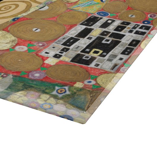 Gustav Klimt - Stoclet Frieze Tree of Life Snijplank (Hoek)