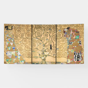 Gustav Klimt - Stoclet Frieze Tree of Life Spandoek
