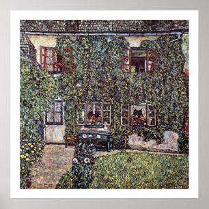 Gustav Klimt ~ Stone House Poster