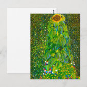 Gustav Klimt Sunflower Briefkaart (Voorkant / Achterkant)