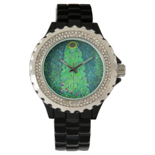 Gustav Klimt Sunflower Horloge