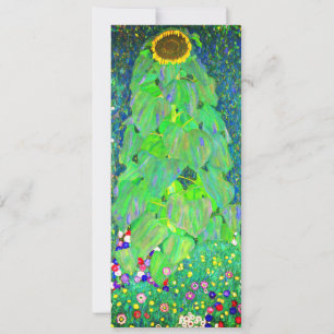 Gustav Klimt Sunflower Kaart