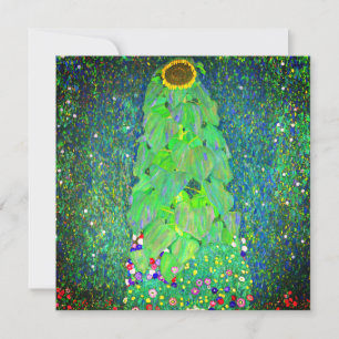 Gustav Klimt Sunflower Kaart