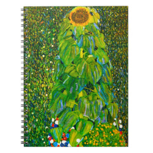 Gustav Klimt Sunflower notebook Notitieboek