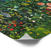 Gustav Klimt Sunflower Poster (Hoek)