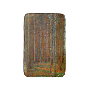 Gustav Klimt - Tannenwald Dennenbos Badmat