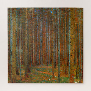 Gustav Klimt - Tannenwald Dennenbos Legpuzzel