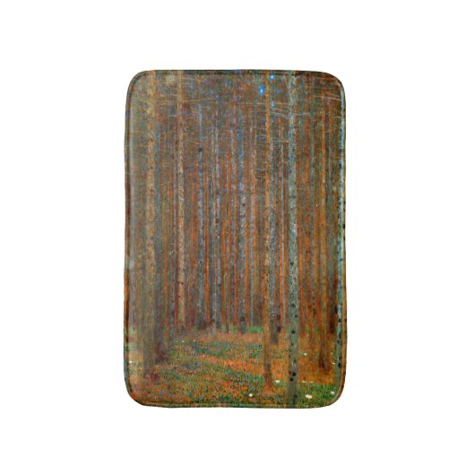 Gustav Klimt - Tannenwald Pine Forest Badmat (Voorkant Verticaal)