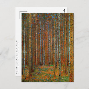 Gustav Klimt - Tannenwald Pine Forest Briefkaart