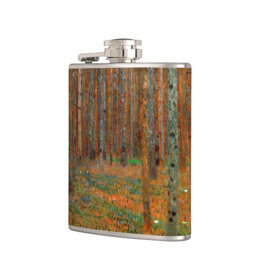 Gustav Klimt - Tannenwald Pine Forest Heupfles (Links)