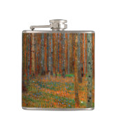 Gustav Klimt - Tannenwald Pine Forest Heupfles (Voorkant)