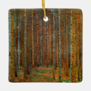 Gustav Klimt - Tannenwald Pine Forest Keramisch Ornament