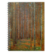 Gustav Klimt - Tannenwald Pine Forest Notitieboek (Voorkant)