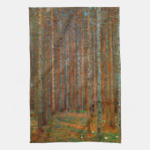 Gustav Klimt - Tannenwald Pine Forest Theedoek (Verticaal)