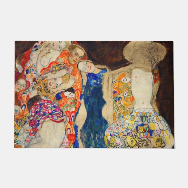 Gustav Klimt - The Bride (onafgewerkt) Deurmat (Voorkant)