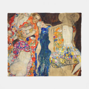 Gustav Klimt - The Bride (onafgewerkt) Fleece Deken