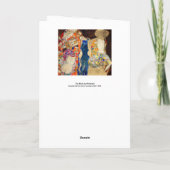 Gustav Klimt - The Bride (onafgewerkt) Kaart (Achterkant)