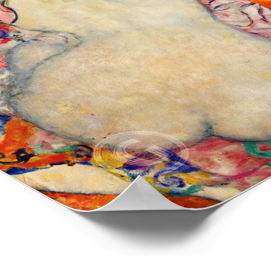 Gustav Klimt - The Bride (onafgewerkt) Poster (Hoek)