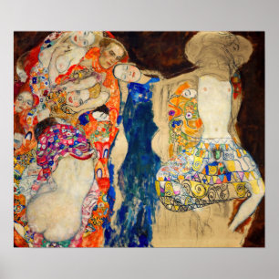 Gustav Klimt - The Bride (onafgewerkt) Poster