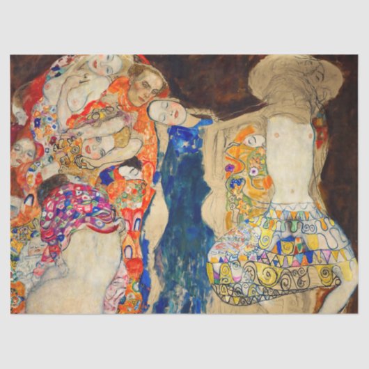 Gustav Klimt - The Bride (onafgewerkt) Tissuepapier (Voorkant)