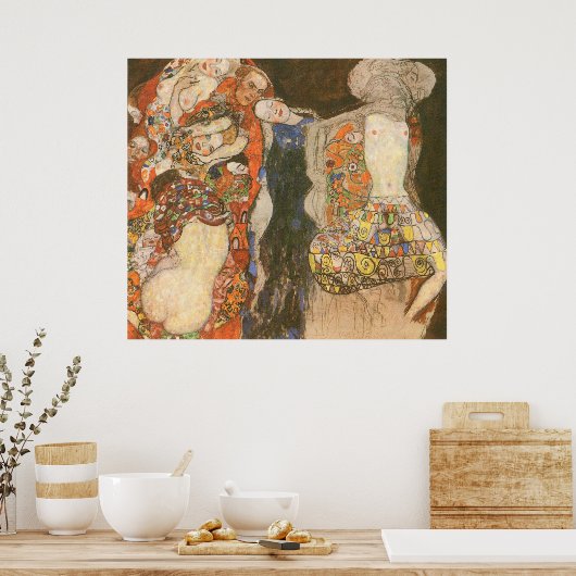 Gustav Klimt - The Bride Poster (Keuken)
