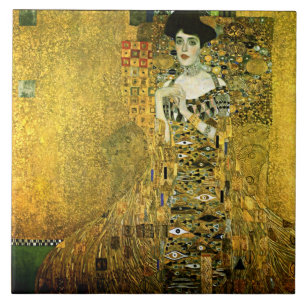 Gustav Klimt The Golden Lady Ceramics Tegeltje