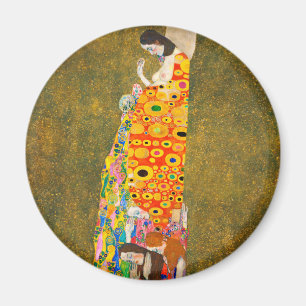 Gustav Klimt The Hope II, Die Hoffnung II Magneet