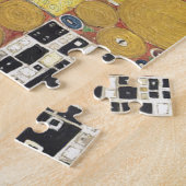 Gustav Klimt - The Hug - Classic Artwork Legpuzzel (Zijkant)