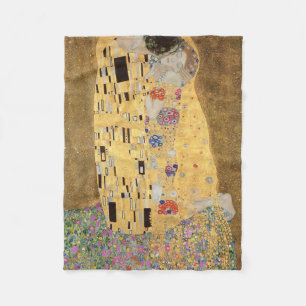 Gustav Klimt The Kiss, 1907-08 Fleece Deken