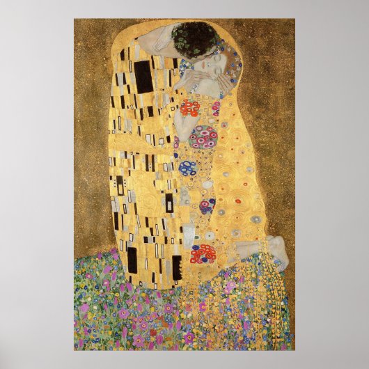 Gustav Klimt | The Kiss, 1907-08 Poster (Voorkant)