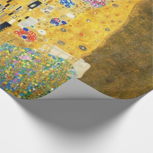 Gustav Klimt The Kiss Art Nieuw schilderen Cadeaupapier (Hoek)