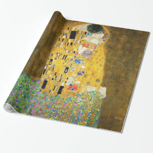 Gustav Klimt The Kiss  Art Nieuw schilderen Cadeaupapier