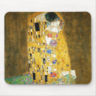 Gustav Klimt The Kiss  Art Nieuw schilderen Muismat