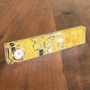 Gustav Klimt The Kiss  Art Nieuw schilderen Naambordje