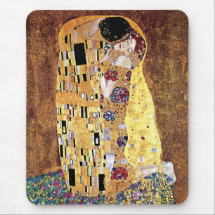 Gustav Klimt - The Kiss -  Art Nouveau Muismat