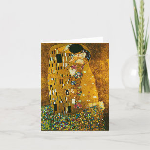 Gustav Klimt - The Kiss Bedankkaart