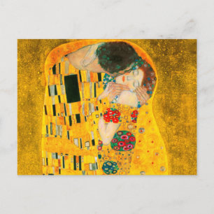 Gustav Klimt The Kiss Briefkaart