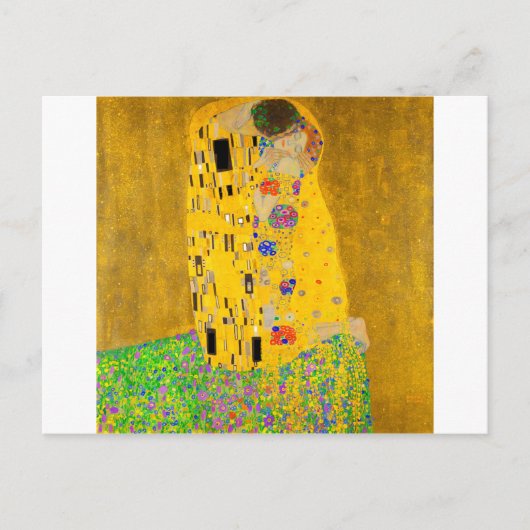 Gustav Klimt The Kiss Briefkaart (Voorkant)