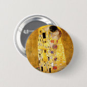 Gustav Klimt The Kiss Button (Voorkant /achterkant)