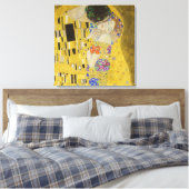 Gustav Klimt - The Kiss Canvas Afdruk (Insitu (Slaapkamer))