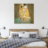 Gustav Klimt - The Kiss Canvas Afdruk (Insitu (Slaapkamer))