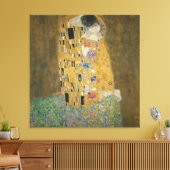Gustav Klimt - The Kiss Canvas Afdruk (Insitu (Woonkamer))