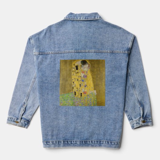 Gustav Klimt - The Kiss Denim Jacket (Achterkant)
