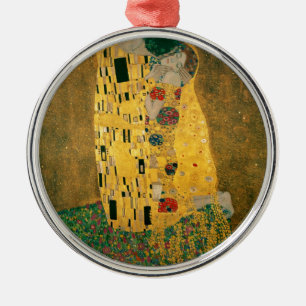 Gustav Klimt // The Kiss // Der Kuss Metalen Ornament
